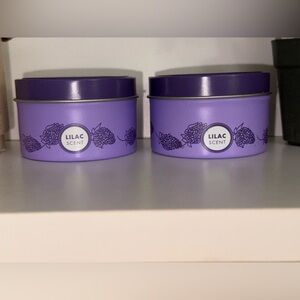 Set of 2 Mrs. Meyers Clean Day Lilac Scented Soy Candles